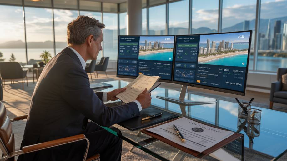 Top Sovereign Wealth Funded Luxury Beach Hospitality Assets Los Angeles 2026 private wealth director reviewing sovereign offshore hospitality asset dashboards